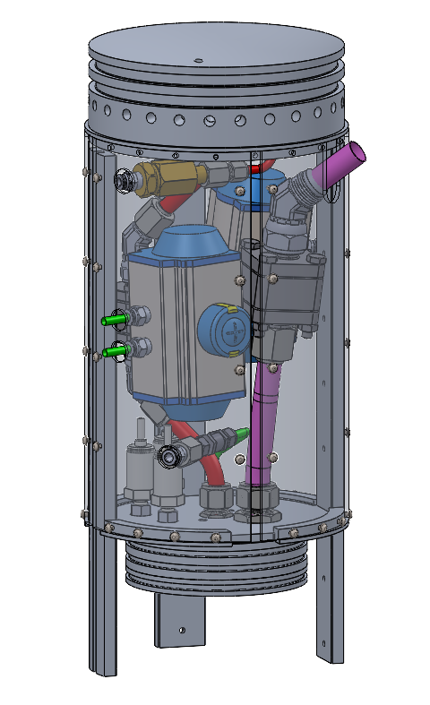 Argo Thrust Structure Fluids